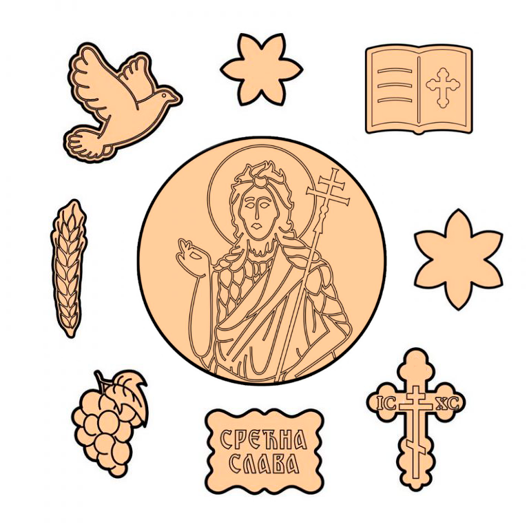 Sveti Jovan Modlice Set